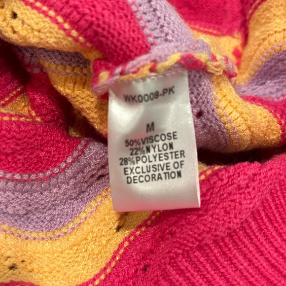 THML Sweater Pink | Purple NWT Sleeve Knit Top - Picture 6 of 7